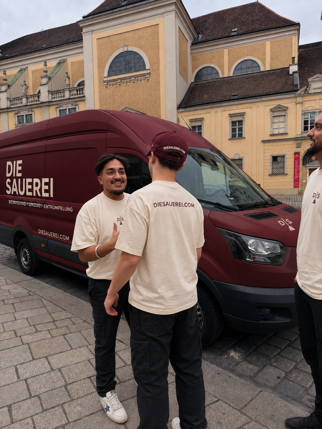 Kurzes Gespräch in der Altstadt.